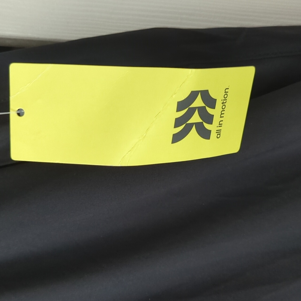NWT! ~ALL IN MOTION~ BLACK WIDE WAIST VERY LONG ACTIVE WIDE LEG PANTS-L/LONG - Picture 9 of 9